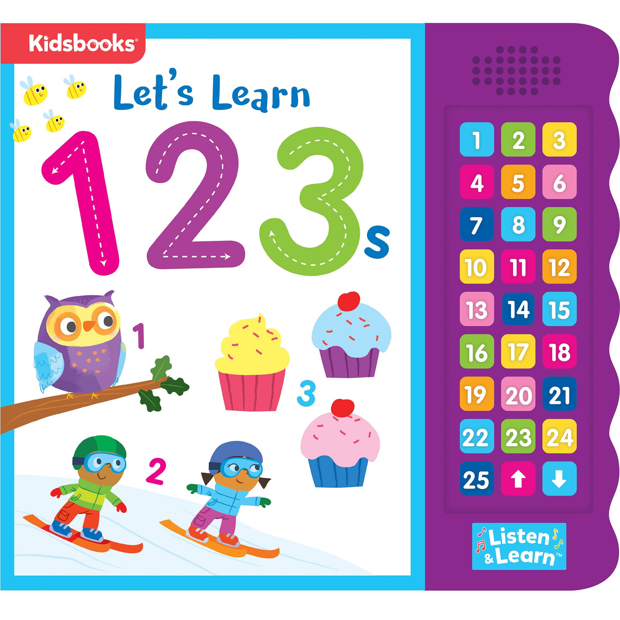 27-Button Sound Book Let's Learn 123s : Kidsbooks Publishing
